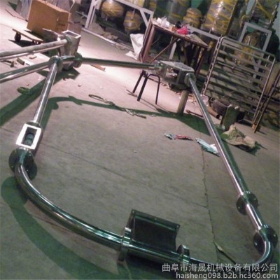 非标定制管链输送机 阻燃剂管链提升机 无尘车间防爆管式输送机图6
