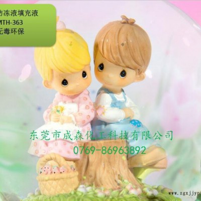 玩具礼品工艺品水晶球填充剂环保无味透明防冻液图2