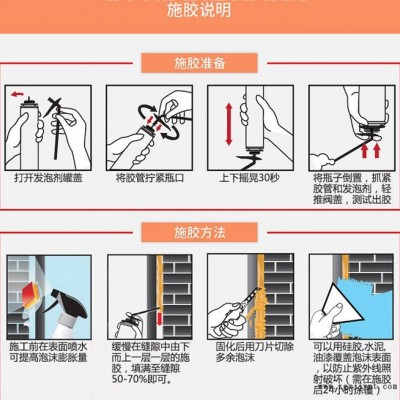 『乐夫人』厂家供应发泡胶 填缝剂 泡沫胶，膨胀胶 填充剂 膨胀剂图3
