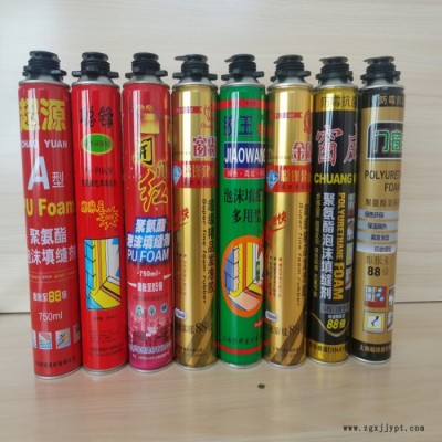 **聚氨酯发泡胶　填缝剂　泡沫填缝剂生产厂，聚氨酯泡沫填缝剂，750ML管式枪式发泡填充剂图2