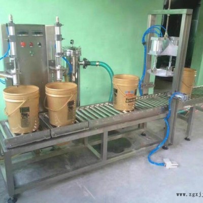 郑州供应大容量车尿素溶液灌装机 10升涂料 颜料花肥大桶自动灌装机厂家图3