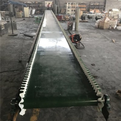 码头港口船运散粮装卸长距离皮带输送机 建筑沙石堆囤橡胶传送带图3