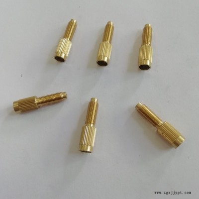 注塑铜螺母，人字花，八字花 ，滚花铜螺母 ，塑胶专用铜嵌件 ，深圳厂家，自动车床加工，走芯机加工，非标螺丝螺母加工定制图6