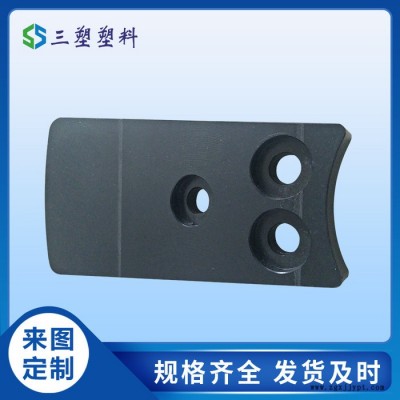 三塑PVC异形件机加工配件 开模定制注塑PVC制品 尼龙轴套H型塑料套图2