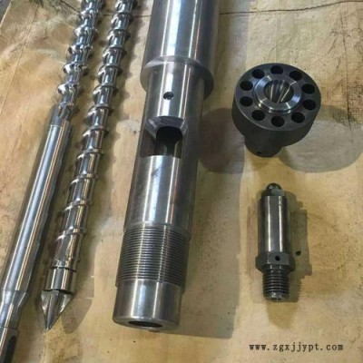 注塑机射嘴加工_普通注塑机螺杆_65熔喷布机单螺杆图1