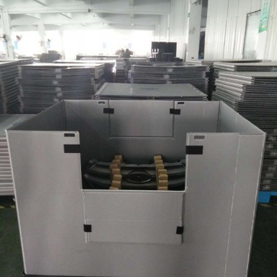 塑料折叠围板箱 可折叠汽配专用物流周转箱加工 超盛吸塑天地盖包装箱 汽配专用箱图1