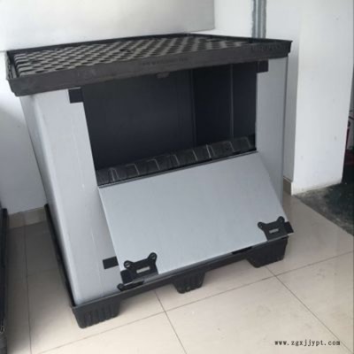 塑料折叠围板箱 可折叠汽配专用物流周转箱加工 超盛吸塑天地盖包装箱 汽配专用箱图2