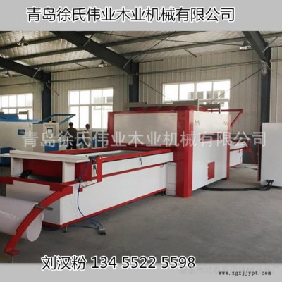 板式家具加工设备 全自动双工位橱柜门板真空覆膜吸塑PVC膜覆膜机异性贴面机图6