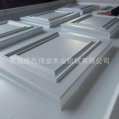 板式家具加工设备 全自动双工位橱柜门板真空覆膜吸塑PVC膜覆膜机异性贴面机图2