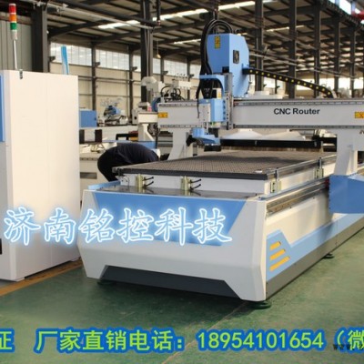铭控橱柜衣柜门板吸塑门板专用雕刻机，圆盘换刀加工中心价格图5