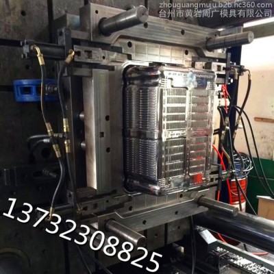 工业大型胶箱模具工厂设计加工生产制造pp箱筐模具 周转箱模具注塑成型工艺图4