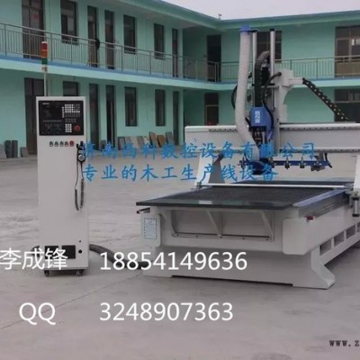 供应承德地区吸塑门板雕刻机/木制工艺木工重盘式换刀加工中心图3