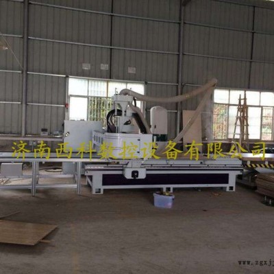 河北张家口板式家具数控开料机自动上下料加工中心排钻加工中心吸塑门生产线**图2