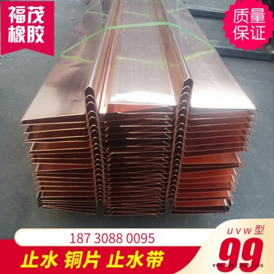 福茂山东铜片止水防水橡胶止水带0.8mm水利工程水闸桥闸阻水图2