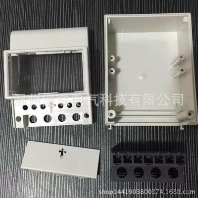 厂家外贸导轨表式电能表外壳 仪表塑料电气外壳 可加工定制电表外壳注塑外加工图2