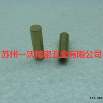 苏州非标件机加工注塑铜螺母 双通/单通/盲孔注塑滚花铜螺母图3