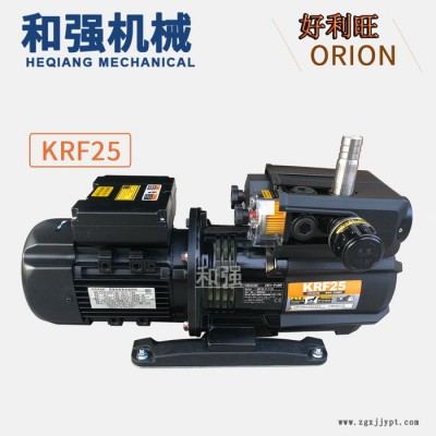 供应OIRON好利旺真空泵KRF25-P-VB-01无油泵 印刷泵 制袋机气泵KRF25低噪声 无油真空泵图5