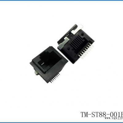 **RJ45连接器 直插180度贴片式 LCP耐高温材质图4