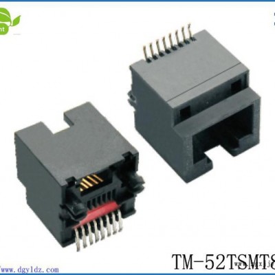 **RJ45连接器 直插180度贴片式 LCP耐高温材质图5