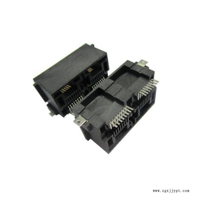 **RJ45连接器 直插180度贴片式 LCP耐高温材质图7