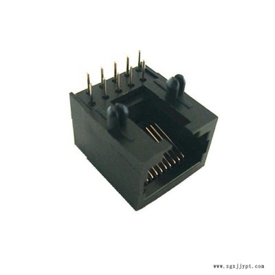 供应新款**LCP耐高温RJ45贴片式直插180度连接器图5