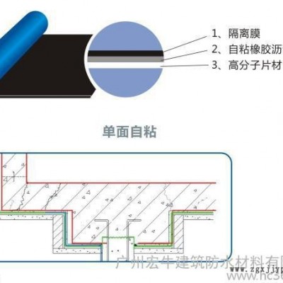 高分子EVA复合自粘防水卷材图2