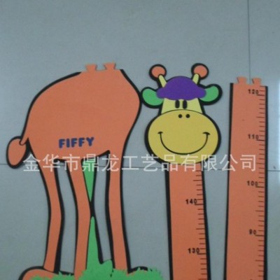 定做EVA身高尺 长颈鹿量高尺 EVA儿童卡通身高尺 身高尺促销图3