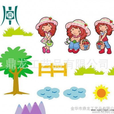 EVA十四件套墙贴 卡通挂件贴片 **DIY图3