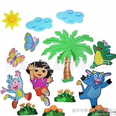 EVA十四件套墙贴 卡通挂件贴片 **DIY图1
