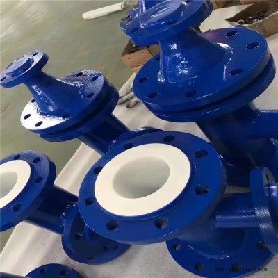 沧浩管道生产机械设备用衬四氟管件 化工用内衬PTFE管道件图3