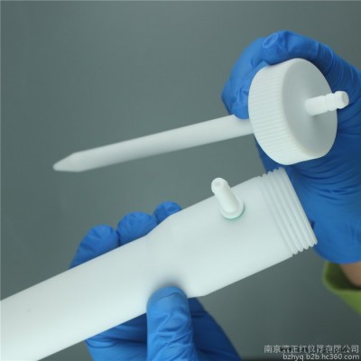 南京滨正红 厂家定制四氟PTFE气泡吸收瓶75ml 用于固定污染废气氟化氢的测定图3