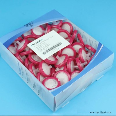 一次性过滤器PTFE针头滤器针筒式过滤器有机系25mm0.45um100个/盒图1