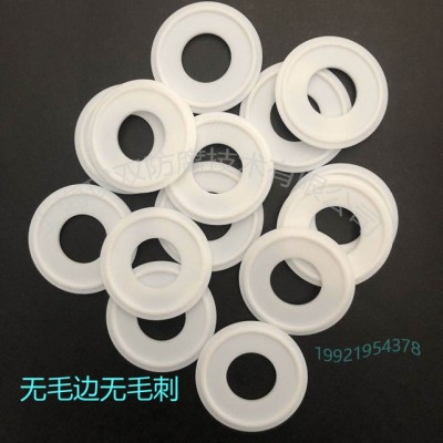 PTFE  PEEK  PVDF  POM 尼龙垫圈加工件非标定制工厂直销 耐高温防腐蚀抗酸碱 PTFE垫圈图2