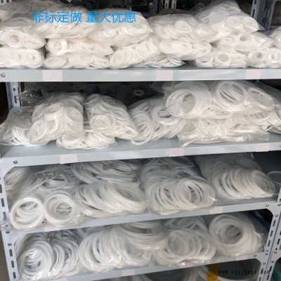 PTFE  PEEK  PVDF  POM 尼龙垫圈加工件非标定制工厂直销 耐高温防腐蚀抗酸碱 PTFE垫圈图4