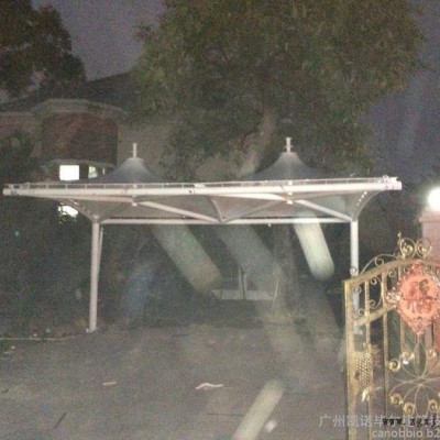 PVC膜结构车篷 空间结构张拉索膜建筑 法拉利PVDF膜结构圣戈班PTFE膜材图8
