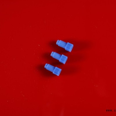 进口聚四氟PTFE特氟龙硬管 翻边接头1/4-28 润泽流体图2