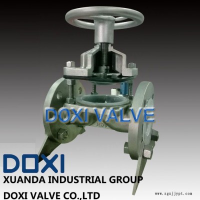 供应东信阀门（DOXI）衬氟隔膜阀衬PFA FEP PTFE防腐隔膜阀化工阀图3