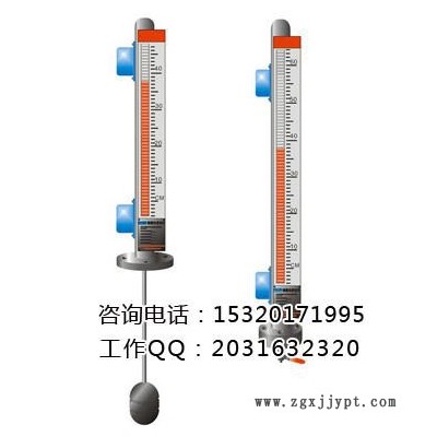 液态气体专用磁翻柱液位计UHZ-517C14  不锈钢衬PTFE磁翻柱液位计UHZ-517C15图2