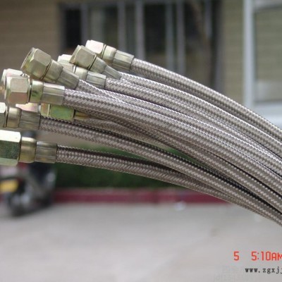 金德氟进口四氟钢丝编织管   铁氟龙PTFE编织管   模温机专用铁氟龙管    铁氟龙高压管图4