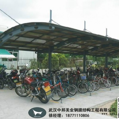 武汉中邦美业钢膜结构工程有限公司Q235B钢材、PVDF膜材、PTFE膜材 钢结构施工图5