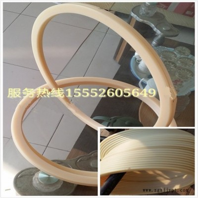 精密加工大外径尼龙支撑环PTFE四氟导向环高分子聚乙烯密封垫圈图1