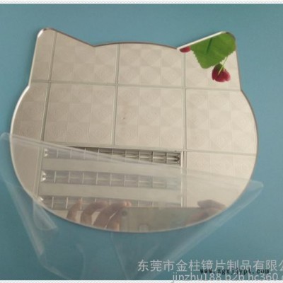生产PMMA镜面  PMMA爱心型形镜 卧室客厅沙发背景墙装饰镜图2