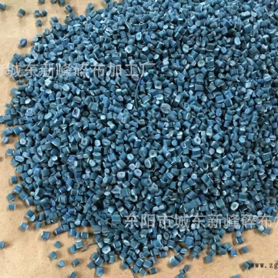 大量蓝色 尼龙PA6再生料颗粒 尼龙粒子 现货图2