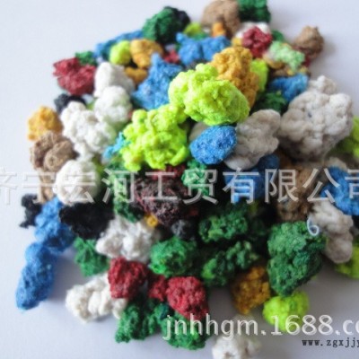 宏河 大量**涤纶泡泡料彩色PET再生料图3