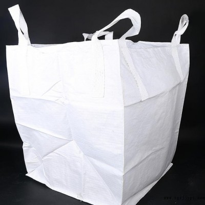 直销塑料吨袋 **再生料方形吊装袋 定制物流运输通用吨包