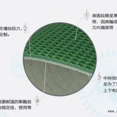 绿色pvc草带  绿色pvc草带厂家  绿色pvc草带报价 pvc工业皮带 平面pvc输送带图5