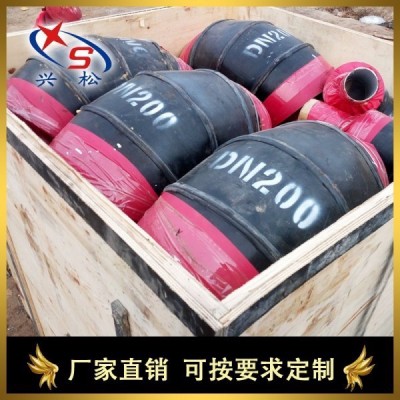 阿克苏保温管件  高密度聚乙烯聚氨酯硬质泡沫保温封头图1