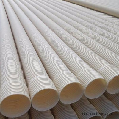 **PVC-U双壁波纹管 pvc双壁排水波纹管 黄色双壁pvc波纹管图3