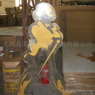 订做怪型有机玻璃工艺品 人型道具产品 PMMA材质 价低图3