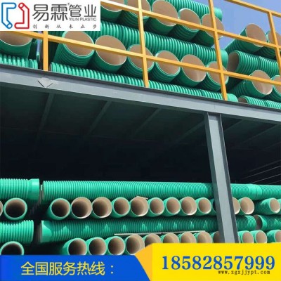 厂家直供纳米改性高密度聚乙烯 （MUHDPE）双壁波纹合金管图3